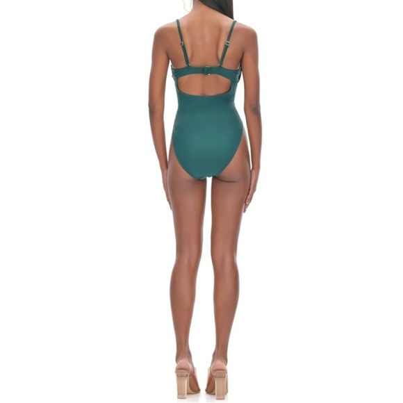 Andrea Iyamah NWT Swimsuit Tiaca One Piece Swimsuit Convertible Neckline Cutouts - Picture 5 of 8